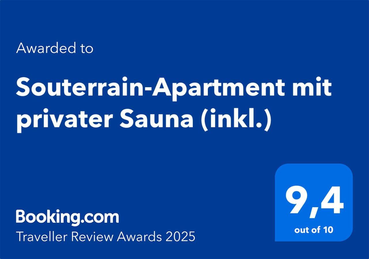 Souterrain-Apartment Mit Privater Sauna Duisburg Luaran gambar
